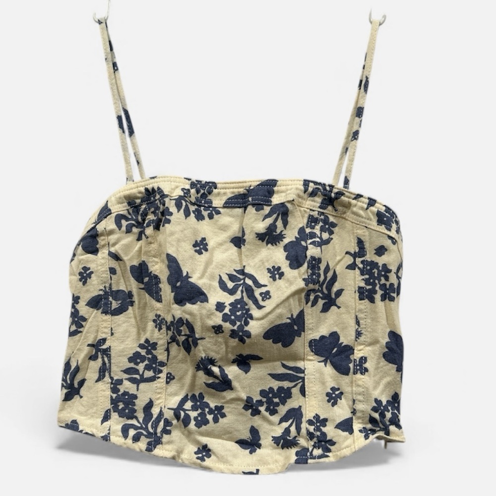American Eagle Outfitters Navy Floral Camisole